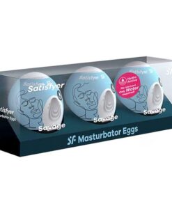 Satisfyer Masturbator Egg 3er Set-Savage