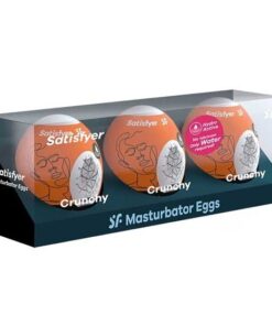Satisfyer Masturbator Egg 3er Set-Crunchy
