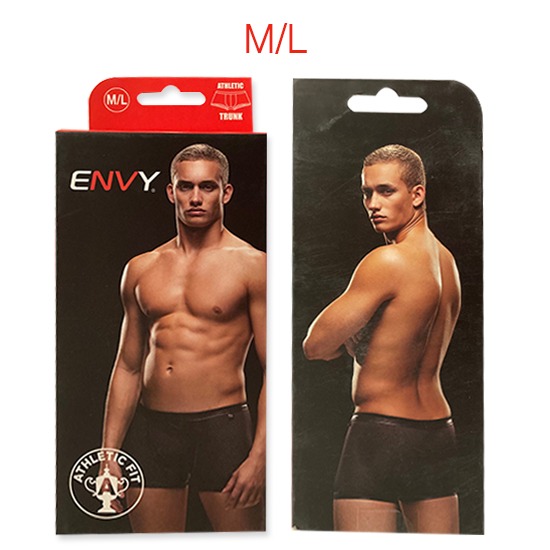 Boxer de Microfibra Athletic Fit Negro Talla M/L Envy