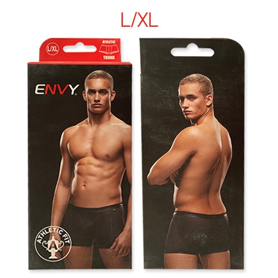 Bóxer Trunk Athletic Fit Negro E019 Talla G/XL Envy