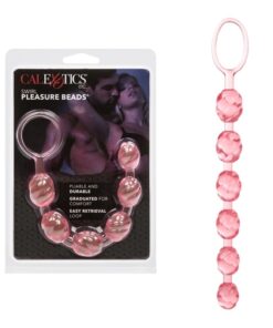 SWIRL PLEASURE BEADS - PINK