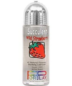 Succulent Warming Lubricant Wild Strawberry 5.25 Oz
