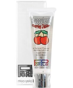 Succulent Warming Lubricant Cherries Jubilee 1.25 Oz