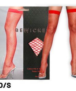 BeWicked Catch Me If You Can Thigh Highs-Red O/S