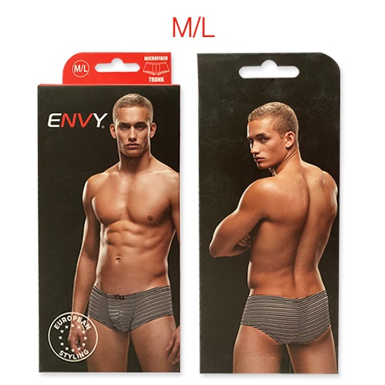 Bóxer Trunk de Microfibra European Styling a Rayas E023 Talla M/L Envy