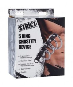 ST 5 RING CHASTITY DEVICE