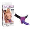 Fetish Fantasy Series Sensual Comfort Strap-On Dildo - Purple/Black
