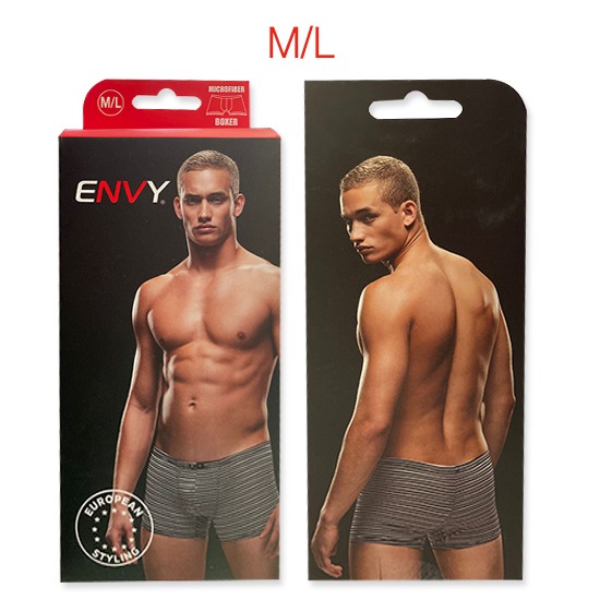 Bóxer de Microfibra European Styling a Rayas E024 Talla M/L Envy