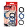 ANAL-ESE CHAINLINK COCKRINGS-BLACK, BLUE, GREY