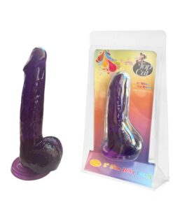 524-PUR/8"SLIM JLLY W/SCTN CUP- PURPLE