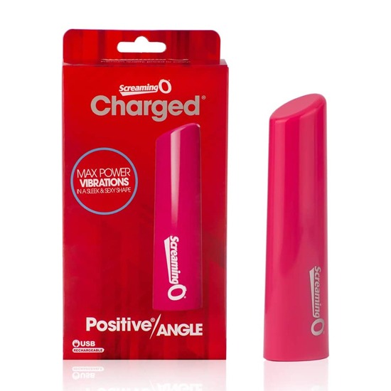 Vibrador tipo Bullet Recargable Positive Angle Pink Charged Screaming O