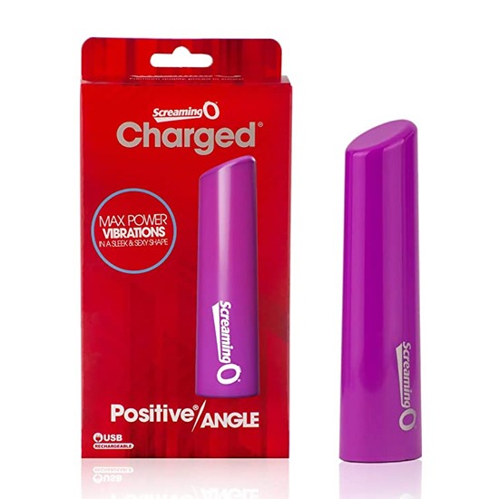 Vibrador tipo Bullet Recargable Positive Angle Purple Charged Screaming O