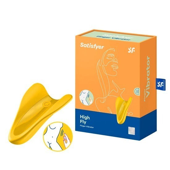 Vibrador para Dedo High Fly Amarillo Satisfyer