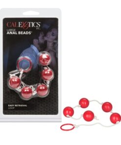 ANAL BEADS - LARGE RED
