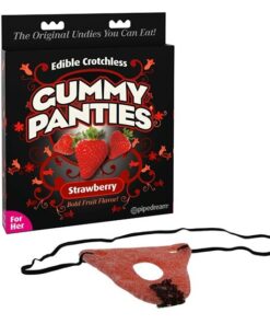 Pipedream Edible Crotchless Gummy Panties - Strawberry