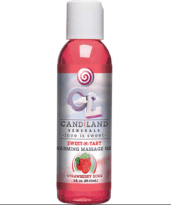 Sweet N Tart Warming Massage Gel Strawberry Sour 2Oz