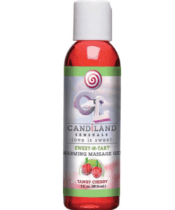 Sweet N Tart Warming Massage Gel Tangy Cherry 2Oz