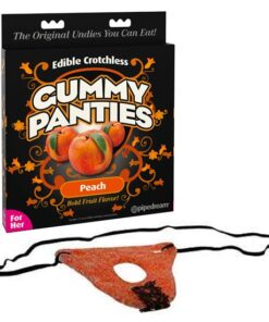 Pipedream Edible Crotchless Gummy Panties - Peach