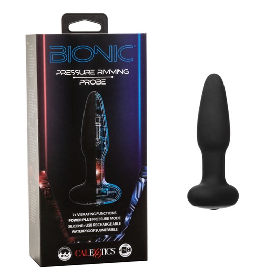 Plug Anal Bionic Pressure Rimming Probe Negro CalExotics