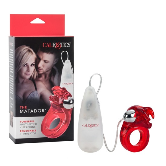 Anillo Vibrador con Control Remoto The Matador Rojo CalExotics