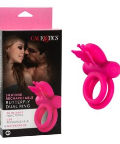 SIL RCHG BUTTERFLY RING