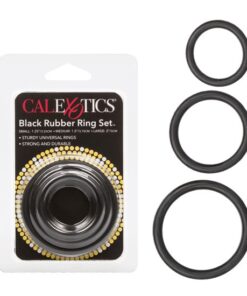 BLACK RUBBER RING SET-3PC SET