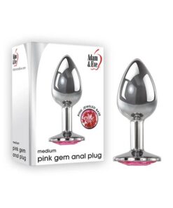 Pink Gem Anal Plug, Medium
