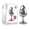 Pink Gem Anal Plug, Large