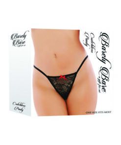 Crotchless Panty, Black