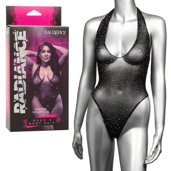 Body Deep V Negro Radiance Plus Size CalExotics
