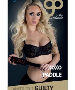 Xoxo Paddle Black - Guilty Pleasure