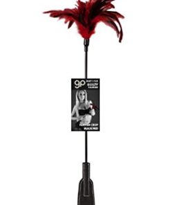 Feather Crop (Black-Red) - Guilty Pleasure