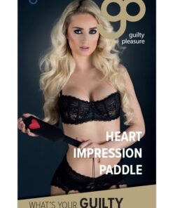 Heart Impression Paddle Red - Guilty Pleasure