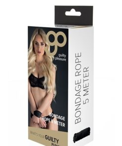 Bondage Rop 16 Feet Black - Guilty Pleasure