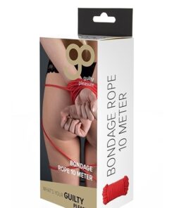 Bondage Rope 33 Feet Red - Guilty Pleasure