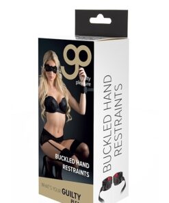 Buckled Hand Restraints Black - Guilty Pleasure