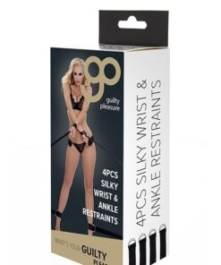 Silky Wrist & Ankle Restraints - Guilty Pleasure