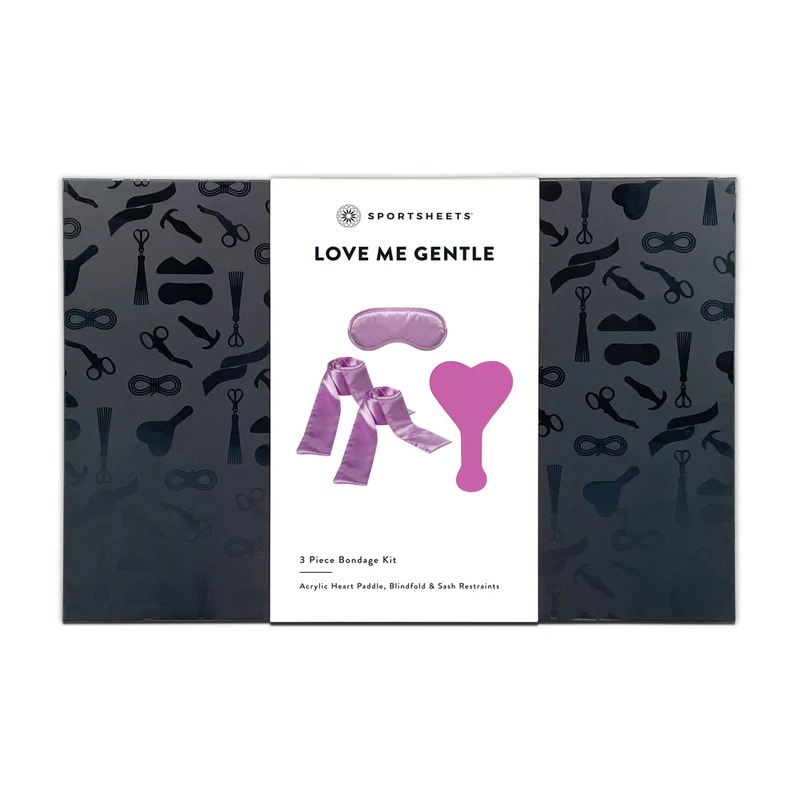 Kit de Iniciación al Bondage Love Me Gentle 3 Piezas Lilac Sportsheets