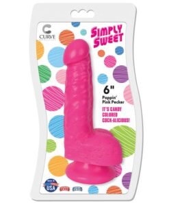 6 Inch Bangin Pecker - Pink