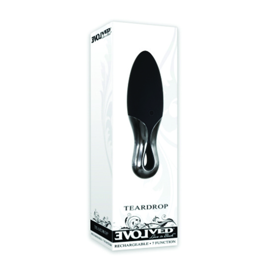 Vibrador tipo Bullet Teardrop Recargable 7 Funciones Evolved