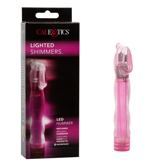 Vibrador Lighted Shimmers LED Hummer Rosa CalExotics