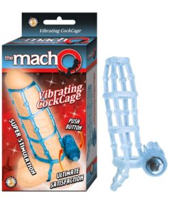 THE MACHO VIBRATING COCKCAGE – BLUE