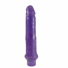 8" Vibrating Jelly Dong Purple