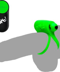 BG Glow-in-the-Dark Silicone Cock Ring w/ Remote