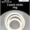 Spartacus 3 pack nitrile ring white