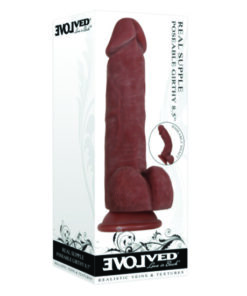 Real Supple Poseable Girthy Dark 8.5"