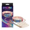 Spectra Bondage - Collar &  Leash - Rainbow