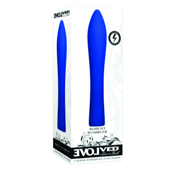Vibrador Robusto Robust Rumbler Blue Evolved 18cm