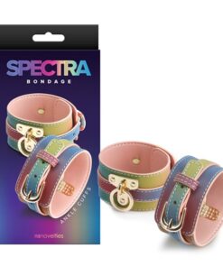 Spectra Bondage - Ankle Cuffs - Rainbow