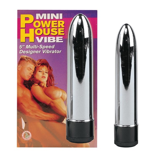 Vibrador Mini Power House Vibe Silver 13cm Nass Toys